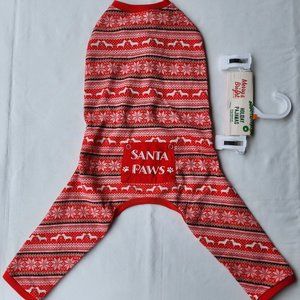 Merry & Bright Collection Holiday Pajamas Dog Apparel Size M